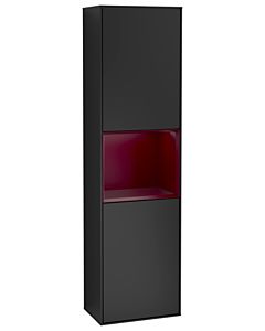 Villeroy und Boch armoire Finion Villeroy und Boch G470HBPD 41.8x151.6cm, droite, émotion, étagère Peony Matt laqué, laqué noir mat