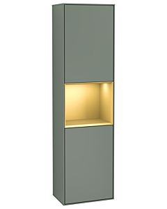 Villeroy und Boch armoire Finion Villeroy und Boch G470HFGM 41.8x151.6cm, droite, émotion, étagère Olive Matt Lacquer or mat, Olive Matt Lacquer