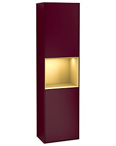 Villeroy und Boch armoire Finion G470HFHB 41.8x151.6cm, droite, émotion, étagère Peony Matt or mat, Peony Matt