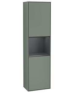 Villeroy und Boch armoire Finion G470HGGM 41.8x151.6cm, droite, émotion, étagère Midnight Blue Matt Lacquer , Olive Matt Lacquer