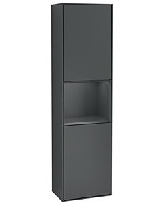 Villeroy und Boch Finion cabinet G470HGHG 41.8x151.6cm, right, Emotion, shelf Midnight Blue Matt Lacquer , Midnight Blue Matt Lacquer