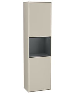 Villeroy und Boch armoire Finion G470HGHH 41.8x151.6cm, droite, émotion, étagère Midnight Blue Matt Lacquer , Sand Matt Lacquer