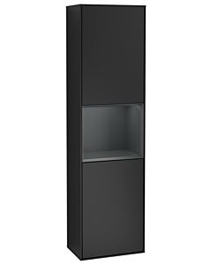 Villeroy und Boch armoire Finion Villeroy und Boch G470HGPD 41.8x151.6cm, droite, Emotion, étagère Midnight Blue Matt Lacquer , laqué noir mat