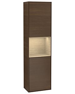 Villeroy und Boch armoire Finion G470PCGN 41.8x151.6cm, droite, Emotion, Regal Oak Venerr, placage noyer