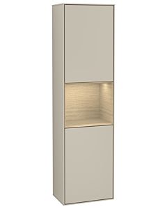 Villeroy und Boch Finion cabinet G470PCHH 41.8x151.6cm, right, Emotion, shelf Oak Venerr, Sand Matt Lacquer