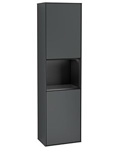 Villeroy und Boch Finion cabinet G470PDHG 41.8x151.6cm, right, Emotion, shelf Black Matt Lacquer , Midnight Blue Matt Lacquer