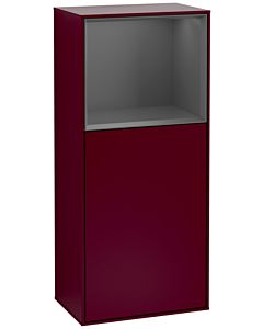 Villeroy und Boch armoire latérale Finion G500GKHB 41.8x93.6cm, gauche, émotion, plateau étagère anthracite mat, Peony Matt