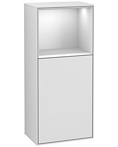 Villeroy und Boch Finion Seitenschrank G500MTMT 41,8x93,6cm, links, Emotion, Regal oben White Matt, White matt lacquer