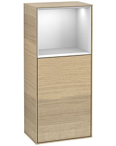 Villeroy und Boch Finion armoire latérale G500MTPC 41.8x93.6cm, gauche, émotion, étagère au-dessus White Matt , Oak Veneer