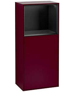 Villeroy und Boch Armoire latérale Finion G500PDHB 41.8x93.6cm, gauche, émotion, plateau noir mat, Peony Matt