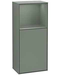 Villeroy und Boch Armoire latérale Finion G510GMGM 41.8x93.6cm, droite, émotion, plateau supérieur olive mat, Olive Matt Lacquer