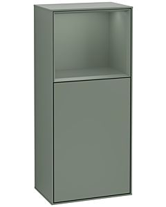 Villeroy und Boch Finion armoire latérale G530GMGM 41.8cm, à droite, la station de charge, l&#39; émotion, étagère Olive Matt Lacquer , Olive Matt Lacquer