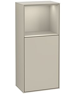 Villeroy und Boch Finion armoire côté G530HHHH 41.8cm, à droite, la station de charge, l&#39; émotion, étagère Sand Matt Lacquer , Sand Matt Lacquer