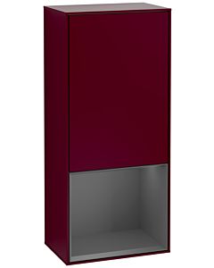 Villeroy und Boch Finion armoire côté G540GKHB 41.8cm, à gauche, Expression, étagère en dessous Anthracite mat, Peony Matt