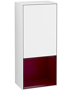 Villeroy und Boch Finion Seitenschrank G540HBGF 41,8cm, links, Emotion, Regal unten Peony Matt, Glossy white lacquer