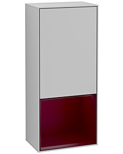Villeroy und Boch Finion Seitenschrank G540HBGJ 41,8cm, links, Emotion, Regal unten Peony Matt, Light grey matt