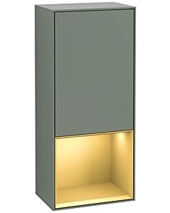 Villeroy und Boch Finion armoire latérale G540HFGM 41.8cm, à gauche, émotion, étagère ci - dessous mat or, Olive Matt Lacquer