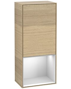 Villeroy und Boch Finion Seitenschrank G540MTPC 41,8cm, links, Emotion, Regal unten White Matt, Oak Veneer