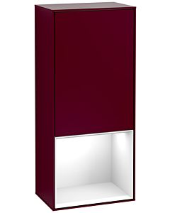 Villeroy und Boch Finion side cabinet G550GFHB 41.8cm, right, Emotion, shelf below Glossy White , Peony Matt