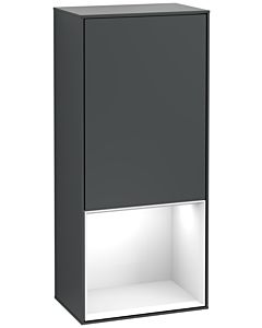 Villeroy und Boch Finion Seitenschrank G550GFHG 41,8cm, rechts, Emotion, Regal unten Glossy White, Midnight Blue Matt Lacquer