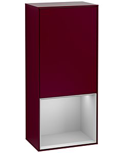 Villeroy und Boch Finion armoire latérale G550GJHB 41,8 cm, droite, Emotion, étagère en dessous gris clair mat, Peony Matt