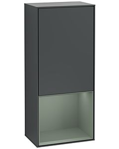 Villeroy und Boch Finion armoire latérale G550GMHG 41.8cm, droit, Expression, étagère en dessous d&#39; olive Matt, minuit Blue Matt Lacquer
