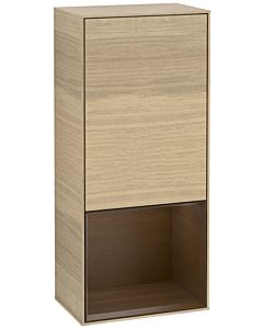 Villeroy und Boch Finion armoire latérale G550GNPC 41.8cm, droite, émotion, étagère en dessous Walnut Veneer , Oak Veneer