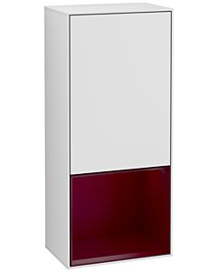 Villeroy und Boch Finion side cabinet G550HBMT 41.8cm, right, Emotion, shelf below Peony Matt , white matt lacquer