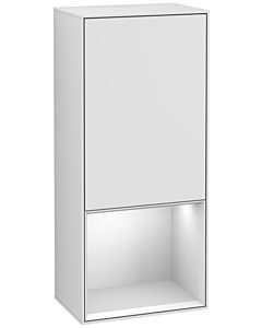 Villeroy und Boch Finion side cabinet G550MTMT 41.8cm, right, Emotion, shelf below White Matt , white matt lacquer
