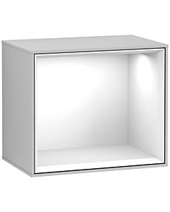 Villeroy und Boch Finion Regalmodul G580GFGJ 41,8x35,6x27cm, Emotion, Regal Glossy White, Light grey matt