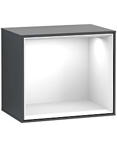 Villeroy und Boch module d&#39; Finion G580GFHG 41.8x35.6x27cm, Emotion, étagère Glossy White , Midnight Blue Matt Lacquer