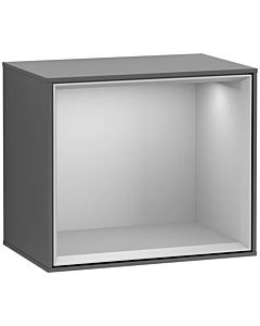 Villeroy und Boch Finion Regalmodul G580GJGK 41,8x35,6x27cm, Emotion, Regal Light Grey, Anthracite matt