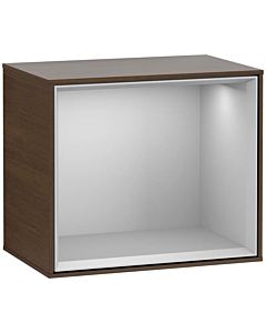 Villeroy und Boch Finion module G580GJGN 41.8x35.6x27cm, Emotion, shelf Light Gray, Walnut veneer