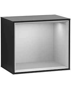 Villeroy und Boch module d&#39; Finion G580GJPD 41.8x35.6x27cm, Emotion, étagère gris clair, laqué noir mat