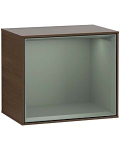 Villeroy und Boch Finion Regalmodul G580GMGN 41,8x35,6x27cm, Emotion, Regal Olive Matt, Walnut veneer