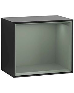 Villeroy und Boch module d&#39; Finion G580GMPD 41.8x35.6x27cm, Emotion, étagère olive mat, laqué noir mat