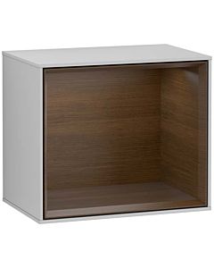 Villeroy und Boch Finion Regalmodul G580GNGJ 41,8x35,6x27cm, Emotion, Regal Walnut Veneer, Light grey matt