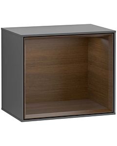Villeroy und Boch Finion module G580GNGK 41.8x35.6x27cm, Emotion, shelf Walnut Veneer , anthracite matt