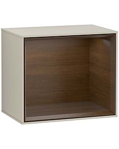 Villeroy und Boch Finion Regalmodul G580GNHH 41,8x35,6x27cm, Emotion, Regal Walnut Veneer, Sand Matt Lacquer