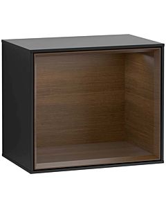 Villeroy und Boch module d&#39; Finion G580GNPD 41.8x35.6x27cm, Emotion, étagère Walnut Veneer , laqué noir mat