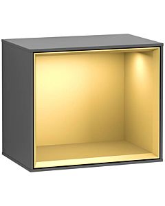 Villeroy und Boch module d&#39; Finion G580HFGK 41.8x35.6x27cm, Emotion, étagère or mat, anthracite mat