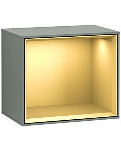 Villeroy und Boch Finion module G580HFGM 41.8x35.6x27cm, Emotion, shelf gold matt, Olive Matt Lacquer
