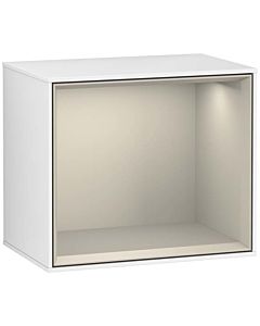 Villeroy und Boch module Finion G580HHGF 41.8x35.6x27cm, Emotion, étagère Sand mat, laqué blanc brillant