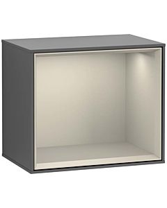 Villeroy und Boch Finion module G580HHGK 41.8x35.6x27cm, Emotion, shelf Sand matt, anthracite matt