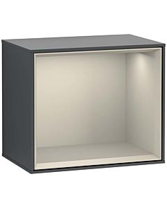 Villeroy und Boch Finion module G580HHHG 41.8x35.6x27cm, Emotion, shelf Sand Matt, Midnight Blue Matt Lacquer