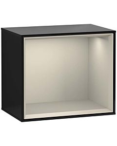 Villeroy und Boch module d&#39; Finion G580HHPH 41.8x35.6x27cm, Emotion, étagère Sand matt, Glossy Black Lacquer
