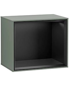 Villeroy und Boch Finion module G580PDGM 41.8x35.6x27cm, Emotion, shelf Black Matt, Olive Matt Lacquer