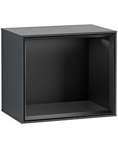 Villeroy und Boch Finion module G580PDHG 41.8x35.6x27cm, Emotion, shelf Black Matt, Midnight Blue Matt Lacquer