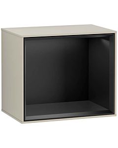 Villeroy und Boch module d&#39; Finion G580PDHH 41.8x35.6x27cm, Emotion, étagère Black Matt, Sand Matt Lacquer