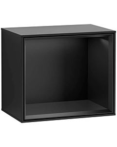 Villeroy und Boch Finion Regalmodul G580PDPD 41,8x35,6x27cm, Emotion, Regal Black Matt, Black matt lacquer